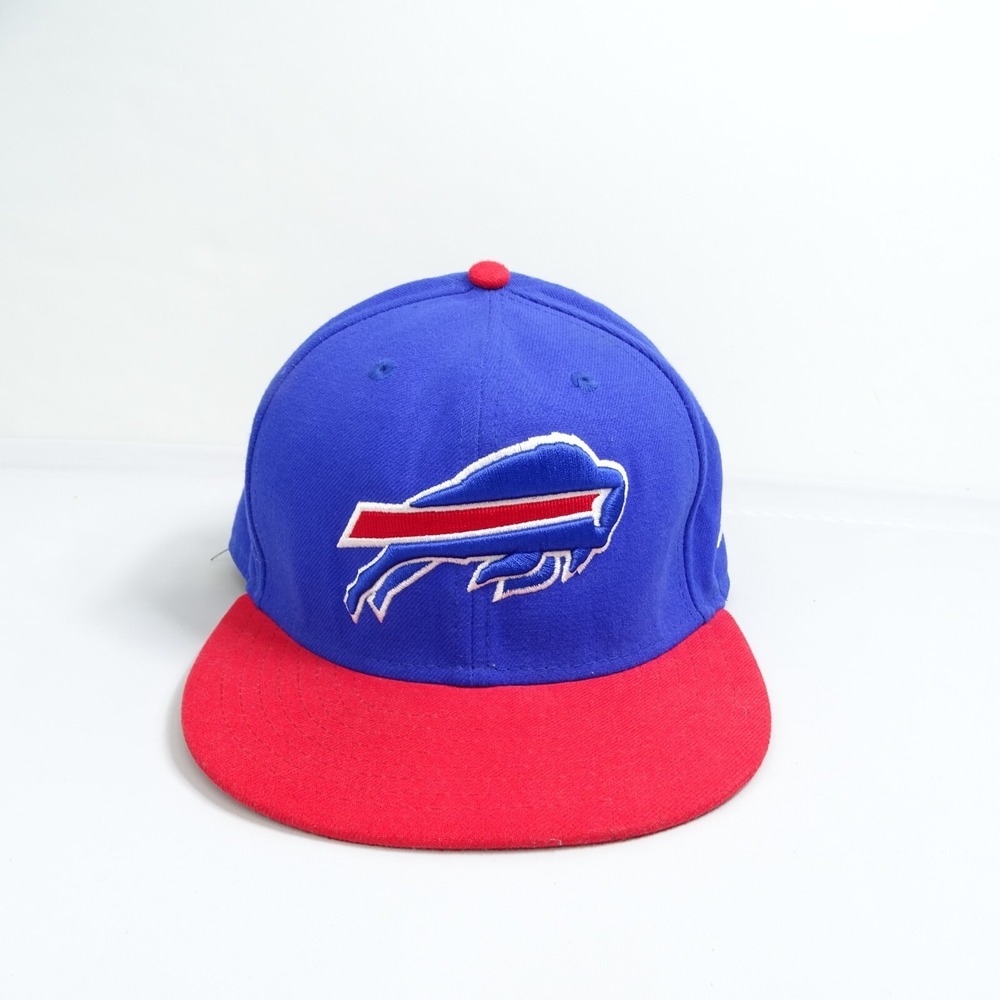 Buffalo Bills Hat Blue Red Football Team Basic New Era 59Fifty Size 7 1/4